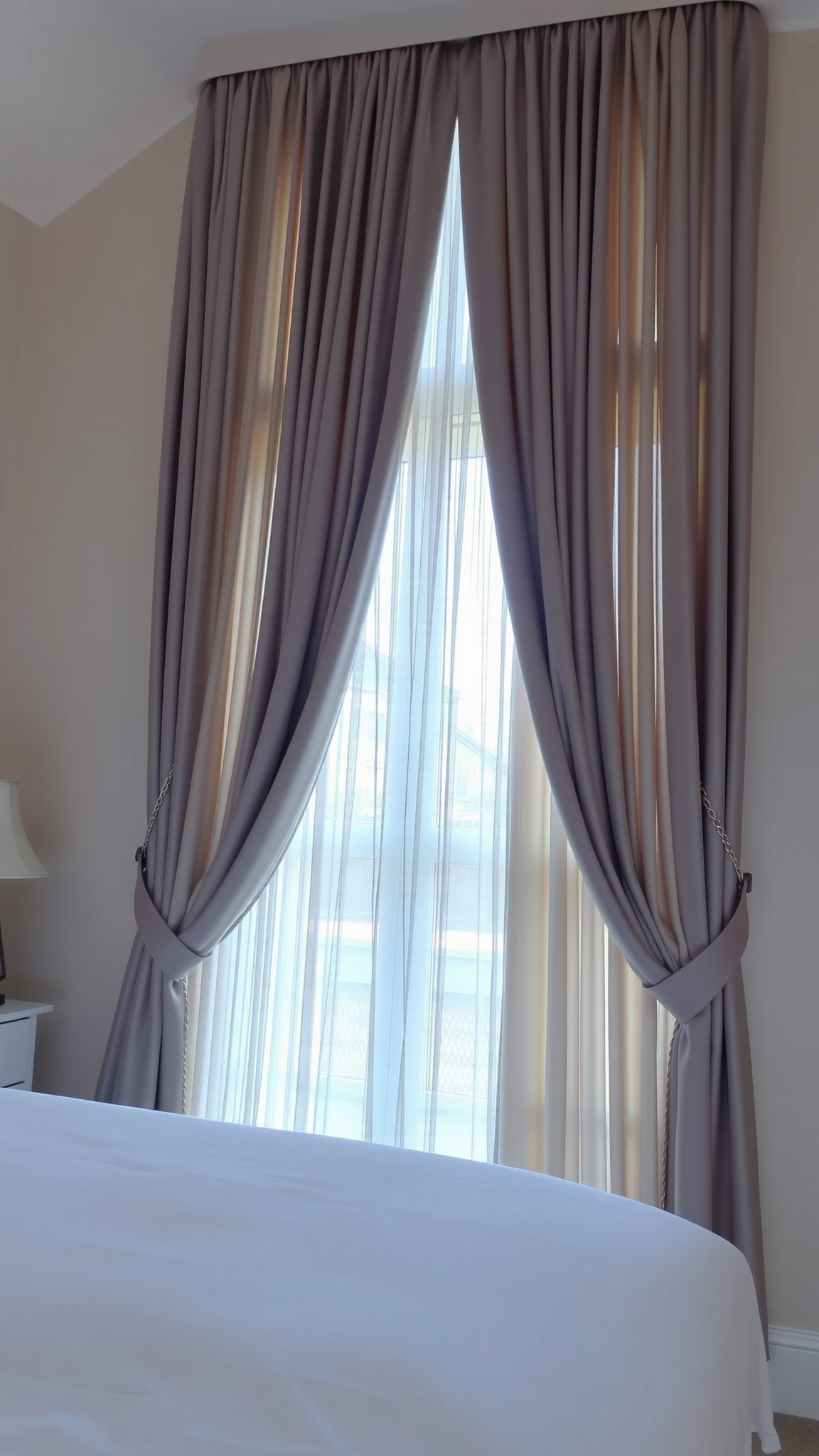 5. Elegant Grey Curtains