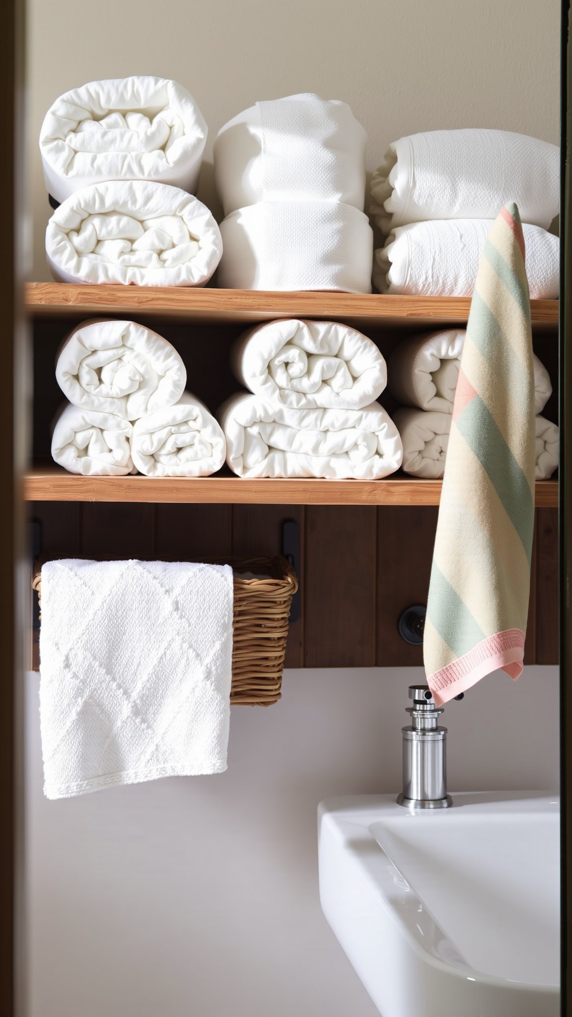 5. Elegant Towel Display