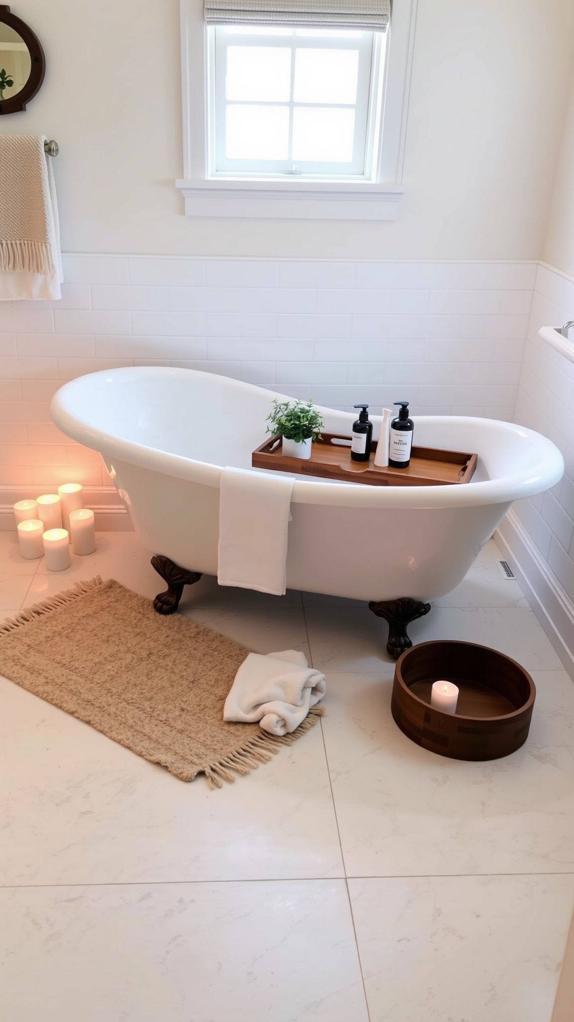 5. Farmhouse-Style Bathtubs