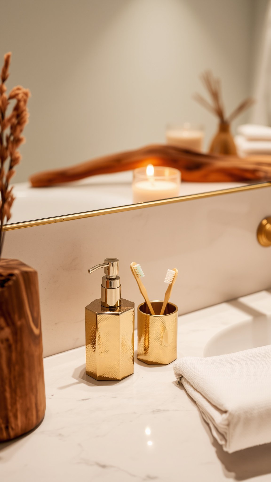 5. Gold Accent Accessories