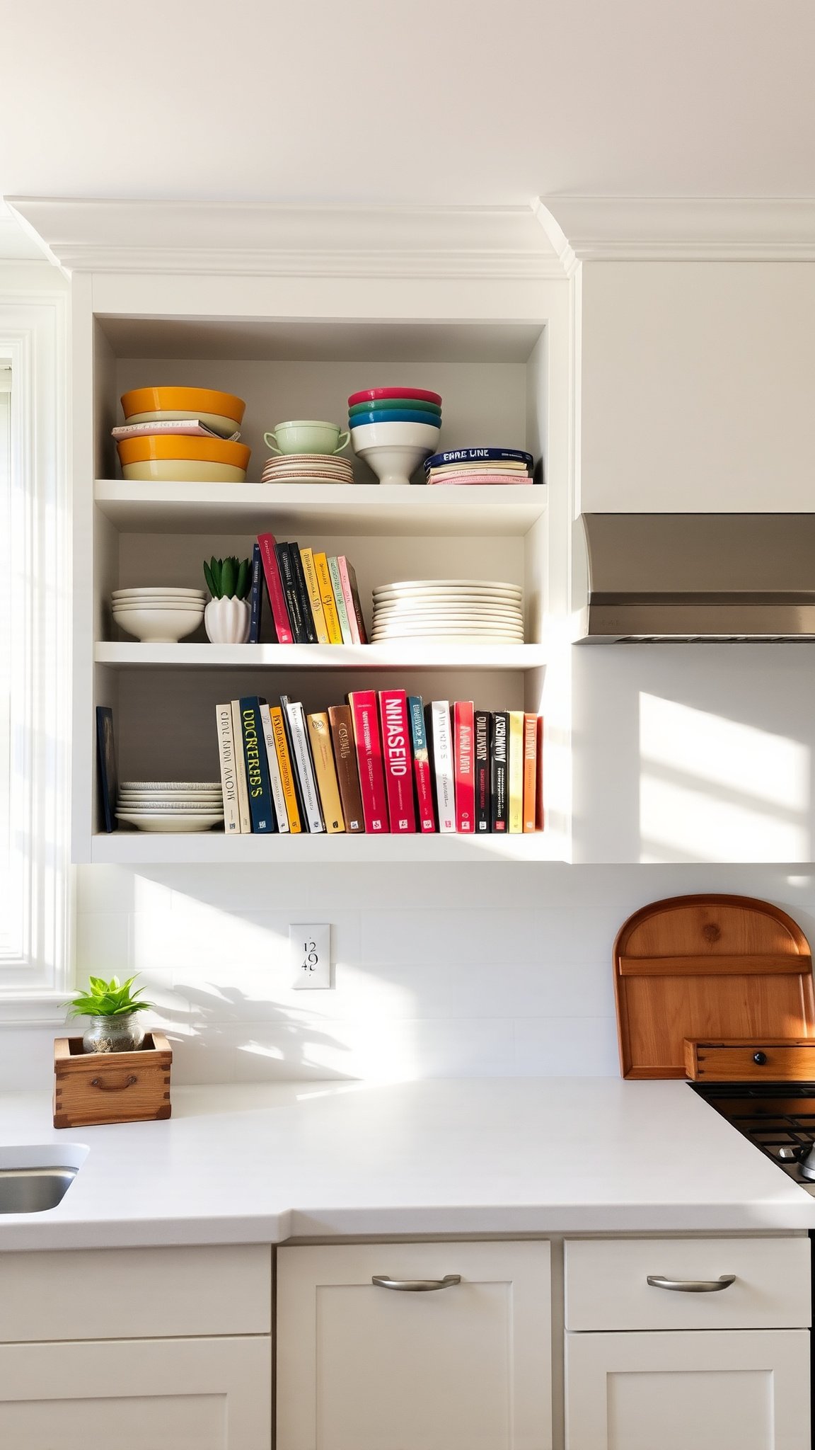 5. Open Shelving