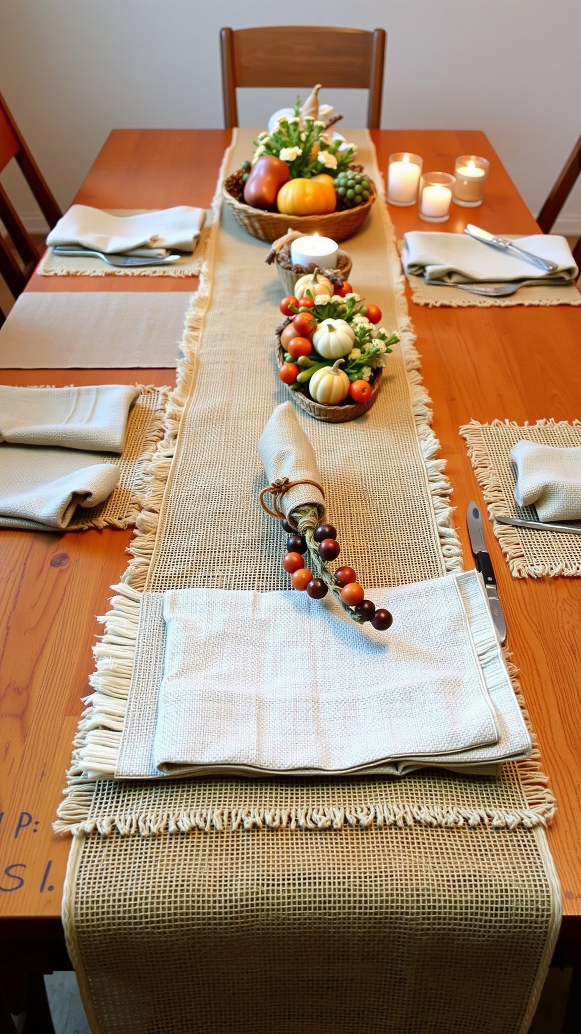 5 textured table linens 5. Textured Table Linens