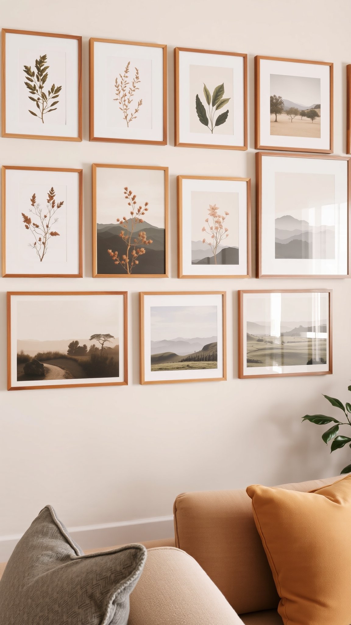 5. Use Earthy Wall Art