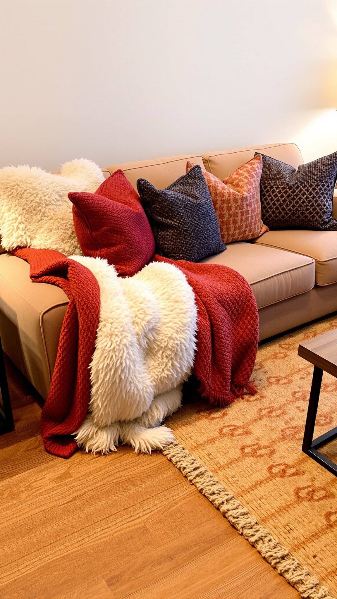 5 use textiles for a cozy feel 5. Use Textiles for a Cozy Feel