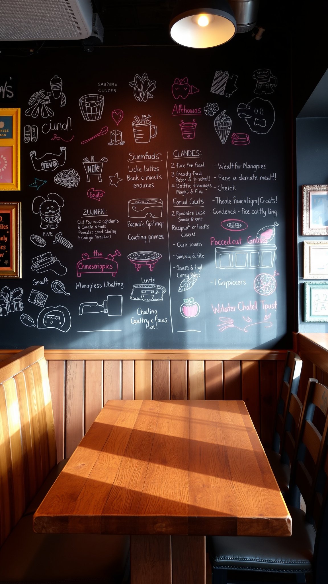 6. Chalkboard Wall