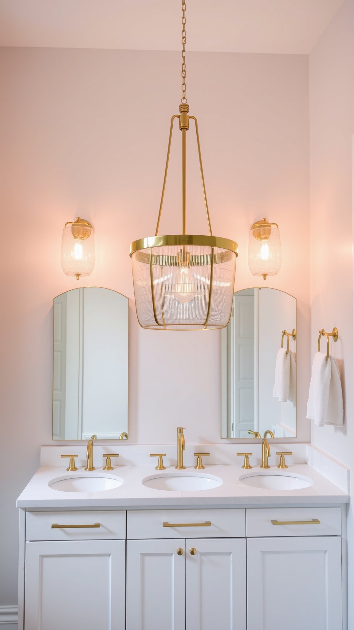 6. Gold Lighting Fixtures