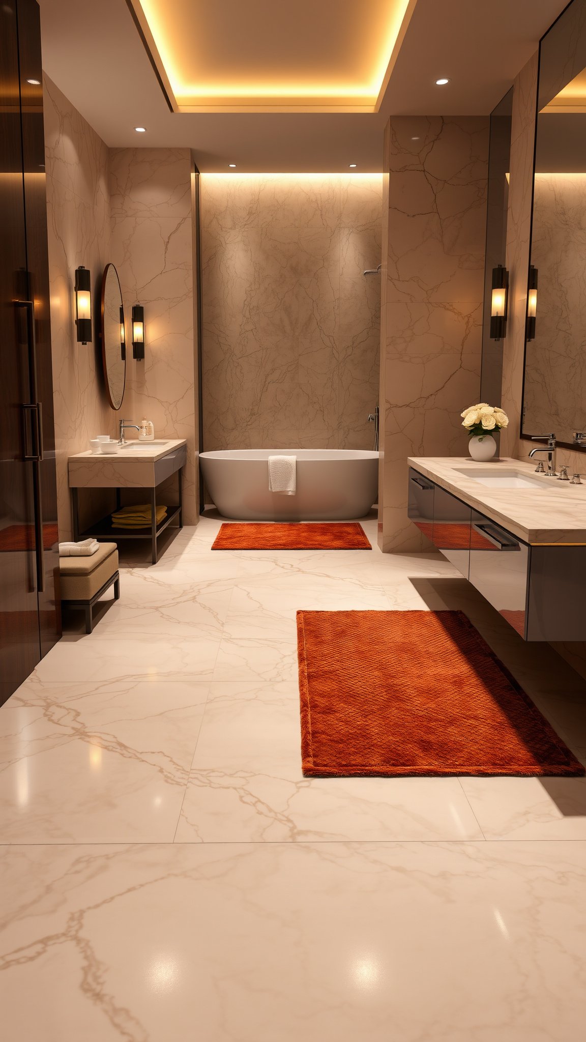 6. Marble Flooring