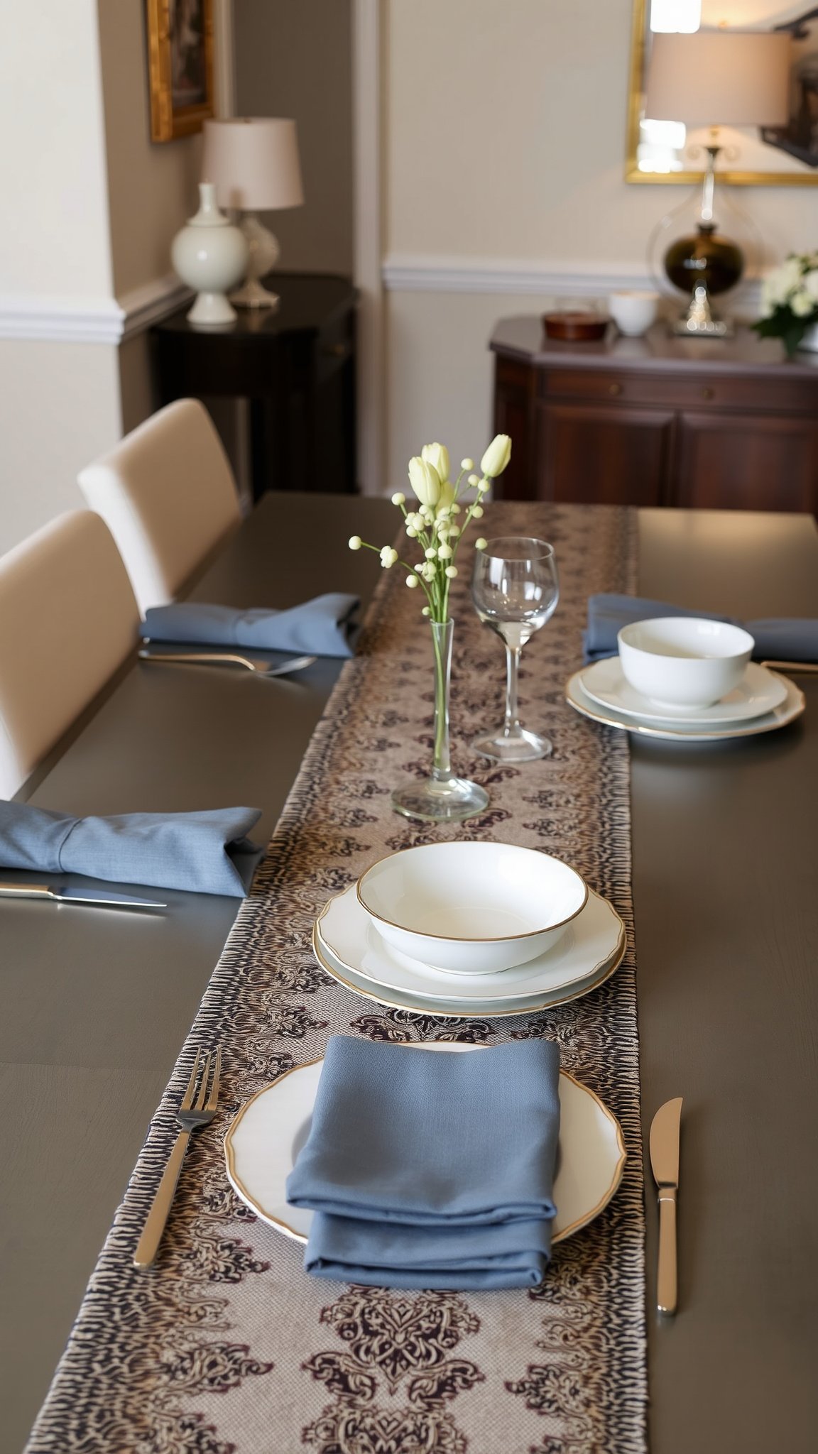 6. Stylish Table Settings