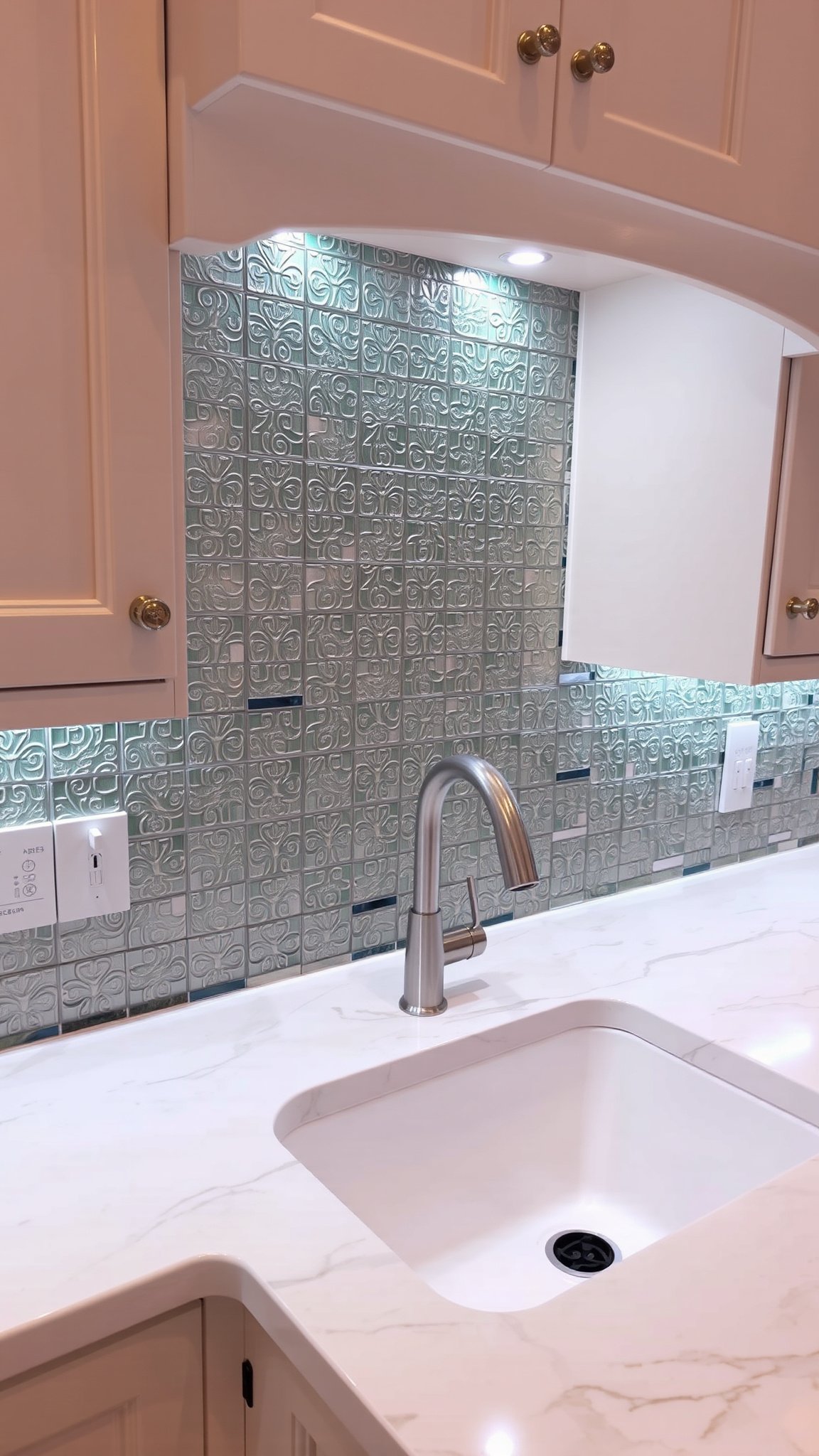 6. Unique Backsplashes