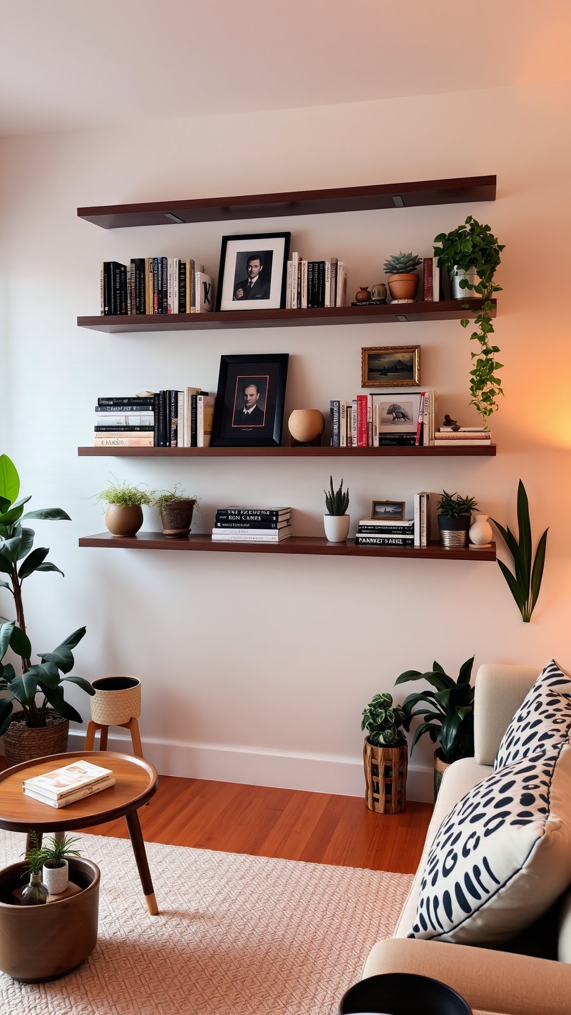 6. Utilize Wall Shelves