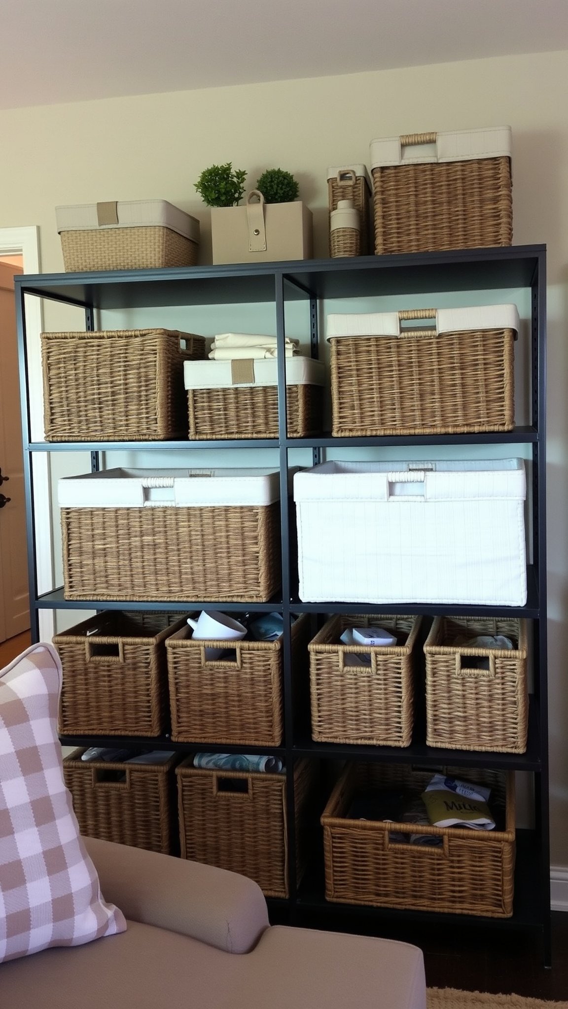 7. Chic Storage Solutions