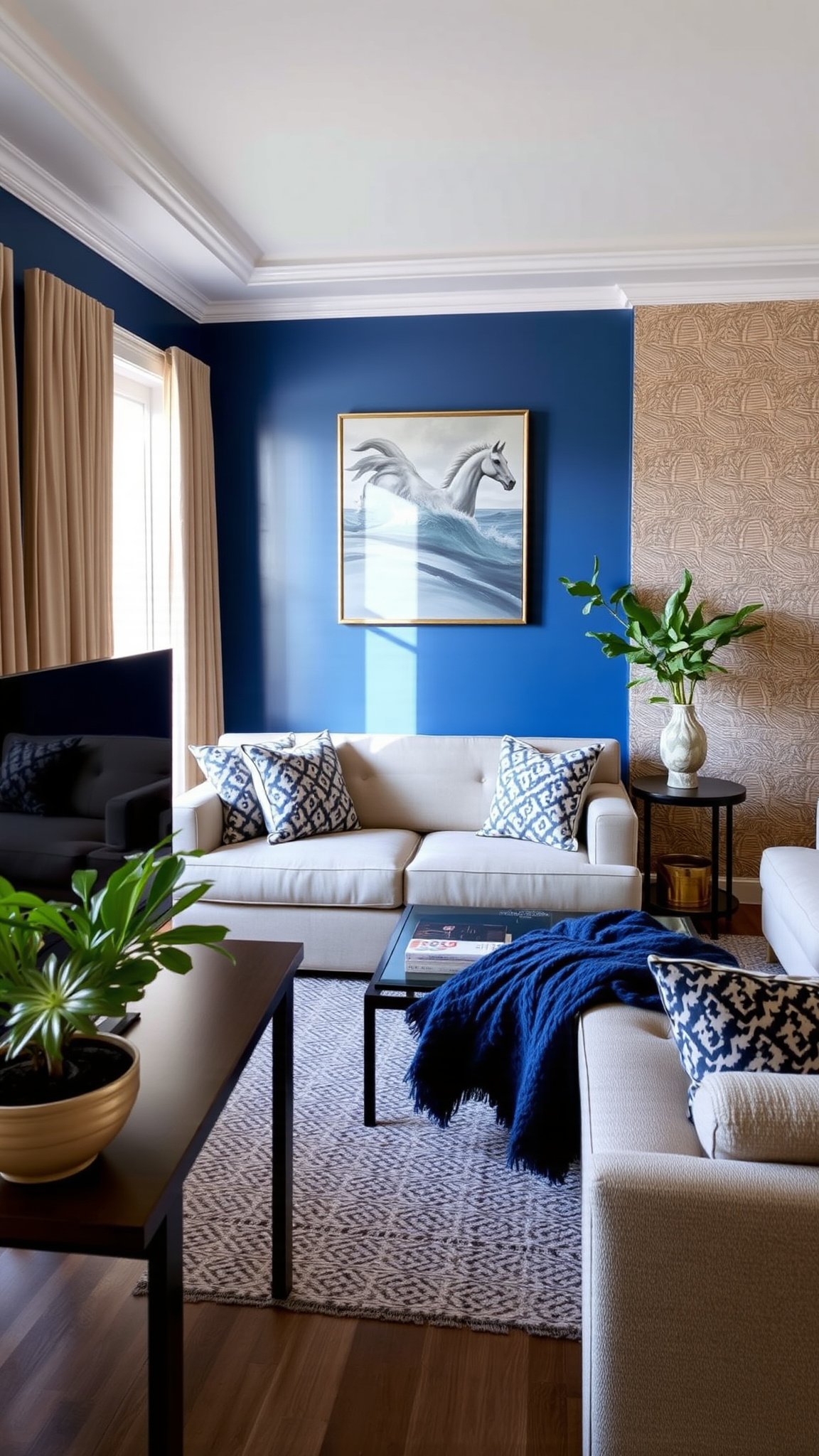 7. Colorful Accent Walls