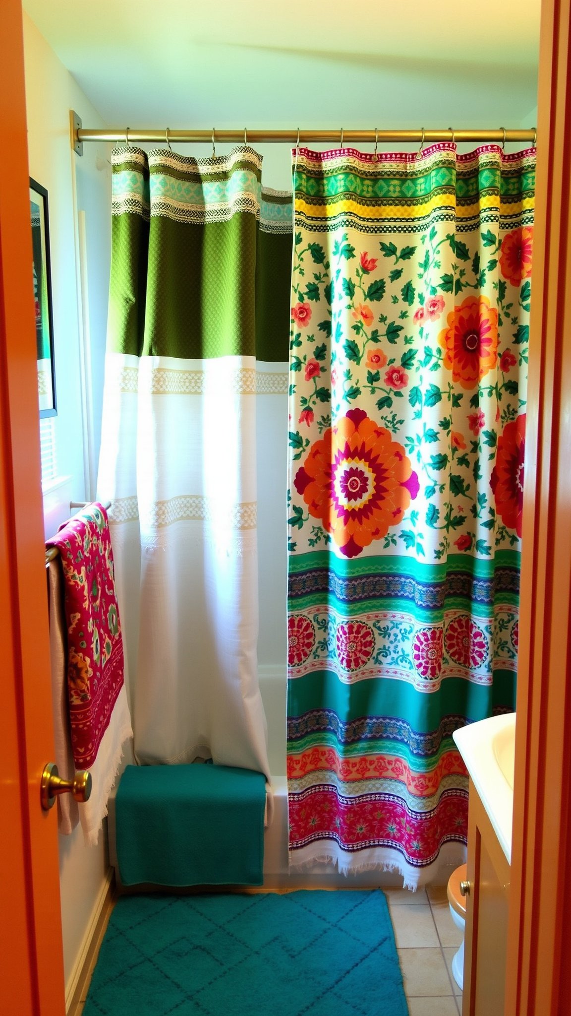 7. Colorful Textiles