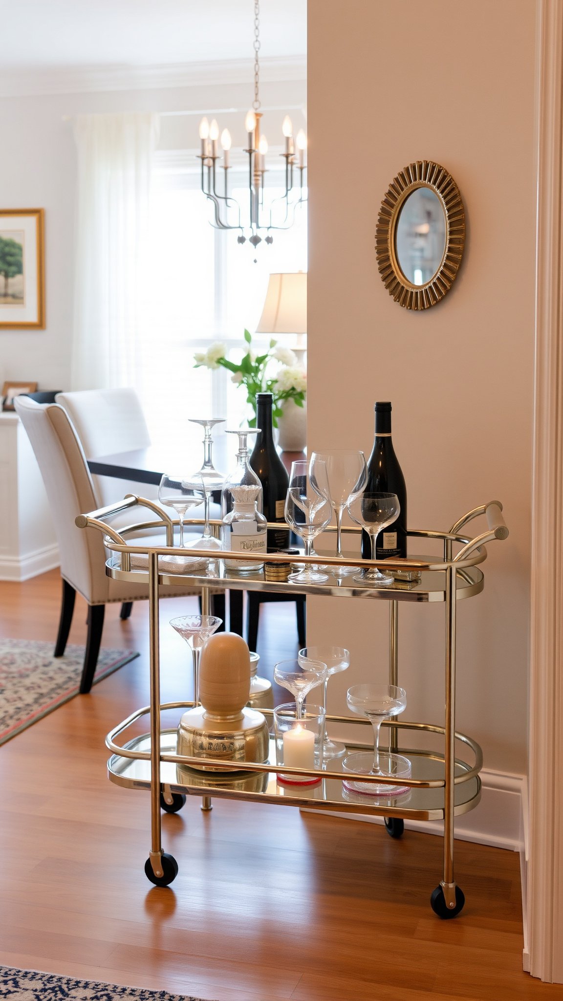 7 compact bar carts 7. Compact Bar Carts