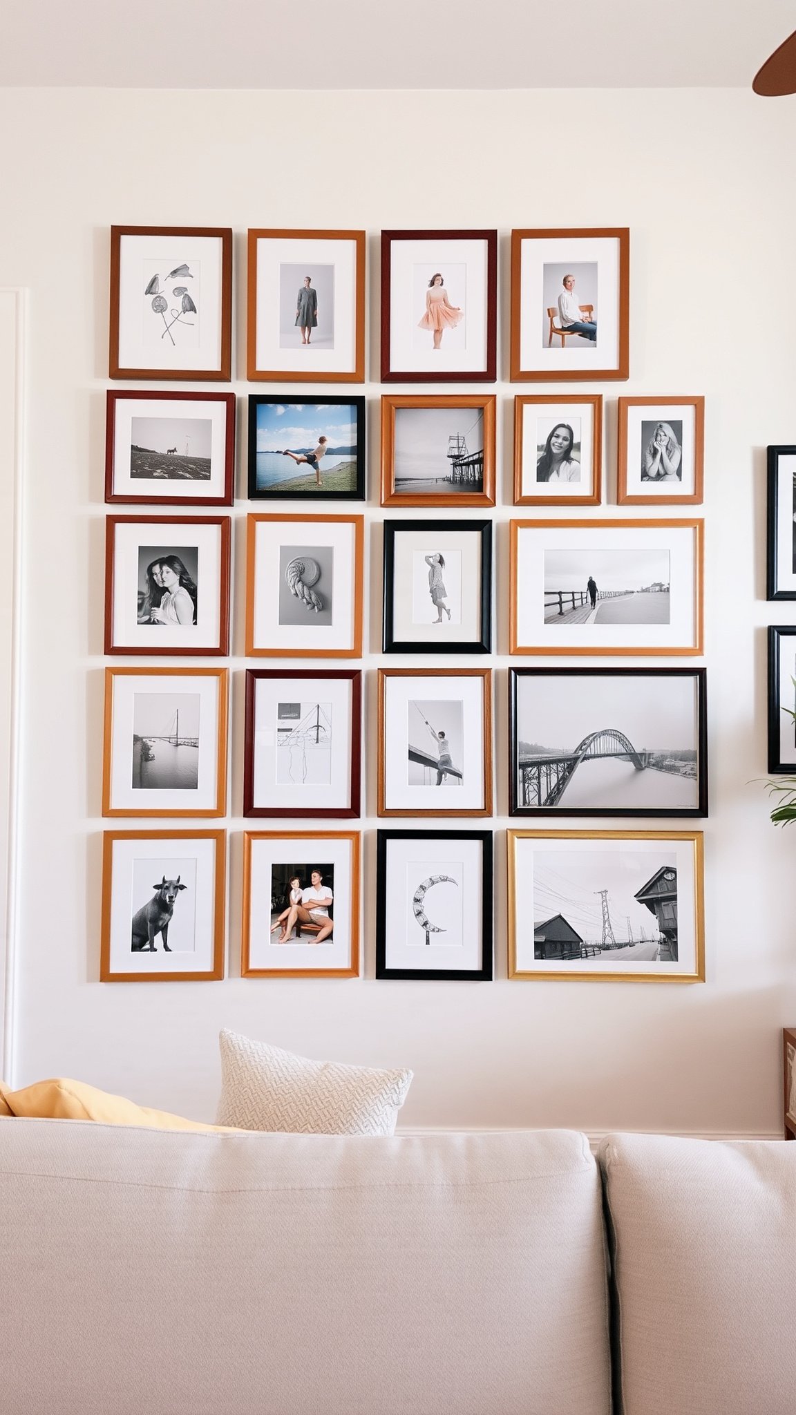 7 create a gallery wall 3 7. Create a Gallery Wall