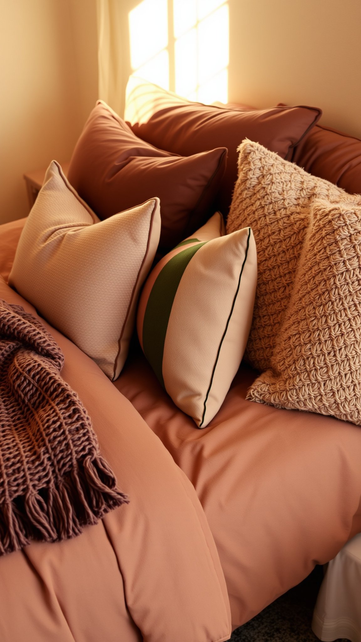 7. Opt for Earthy Bedding