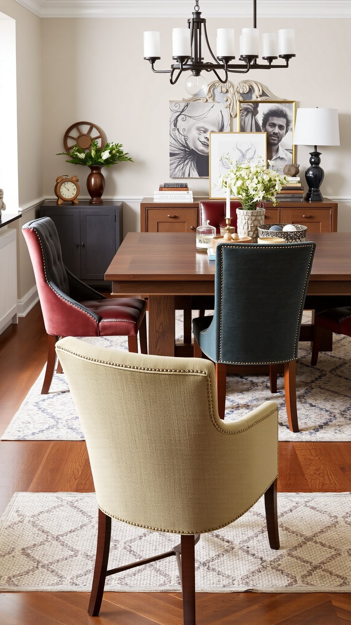 7 opt for upholstered chairs 7. Opt for Upholstered Chairs