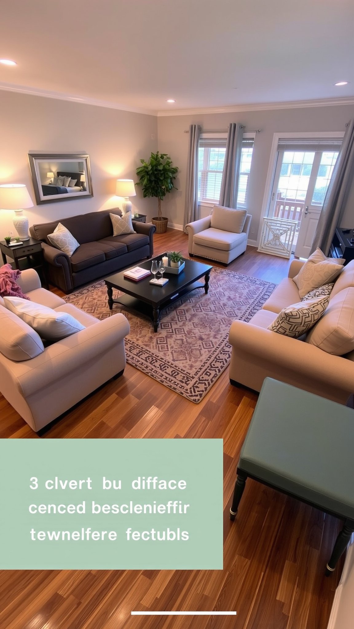 7 stylish furniture arrangement 7. Stylish Furniture Arrangement