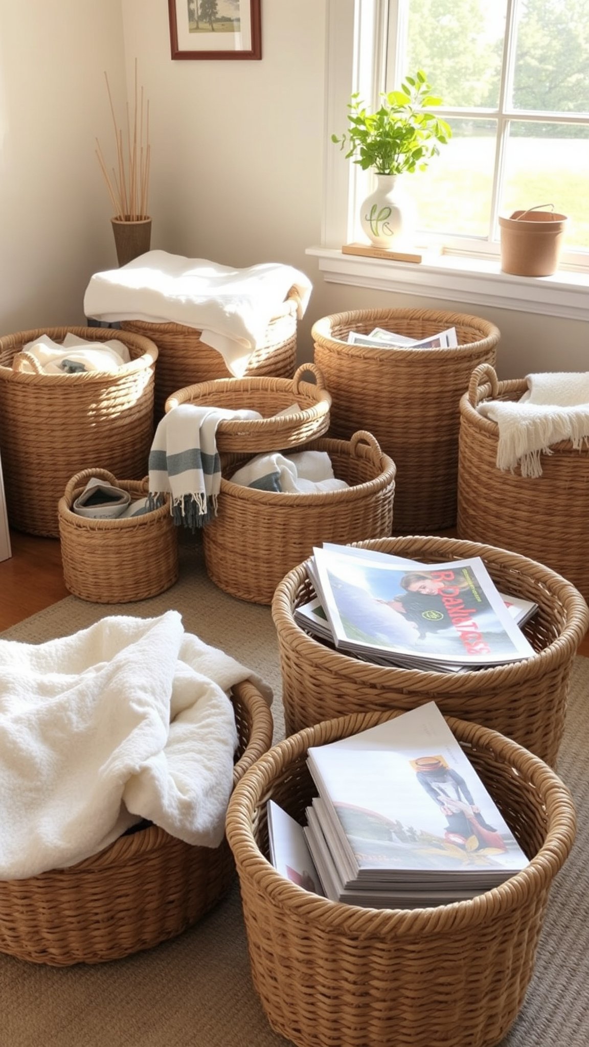 7 stylish storage baskets 7. Stylish Storage Baskets