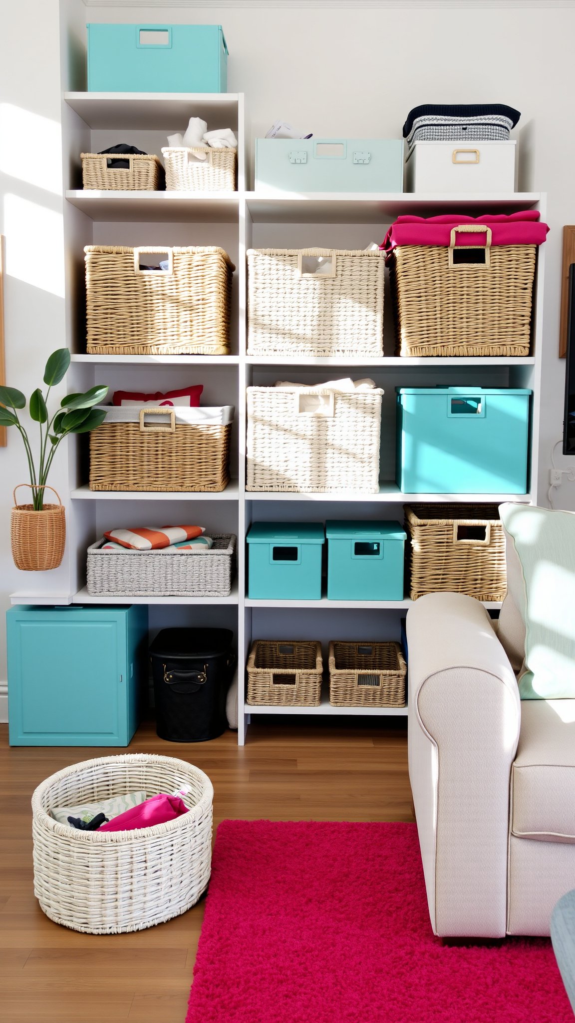 7. Stylish Storage Solutions