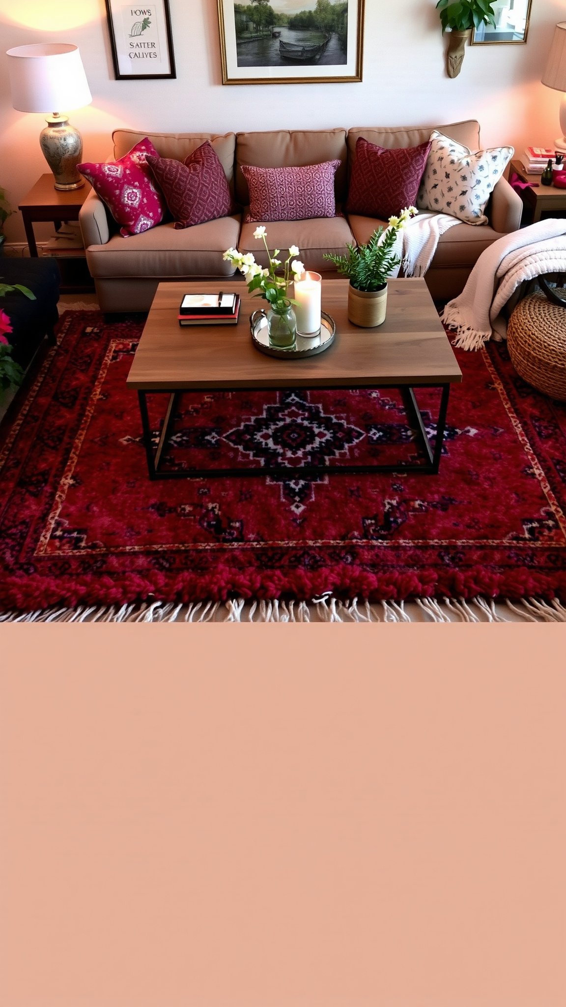 8. Add a Statement Rug