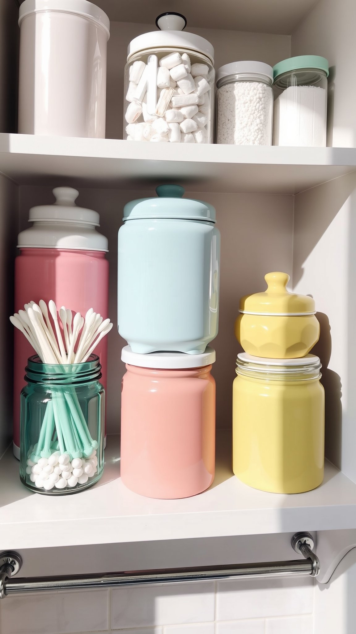 8. Colorful Jars