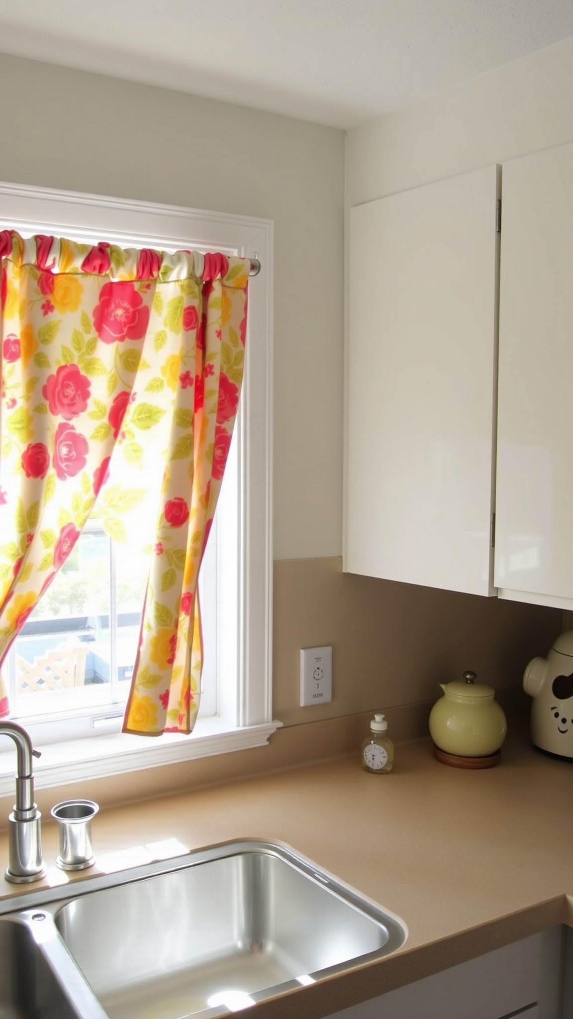 8. Easy-to-Make Fabric Curtains