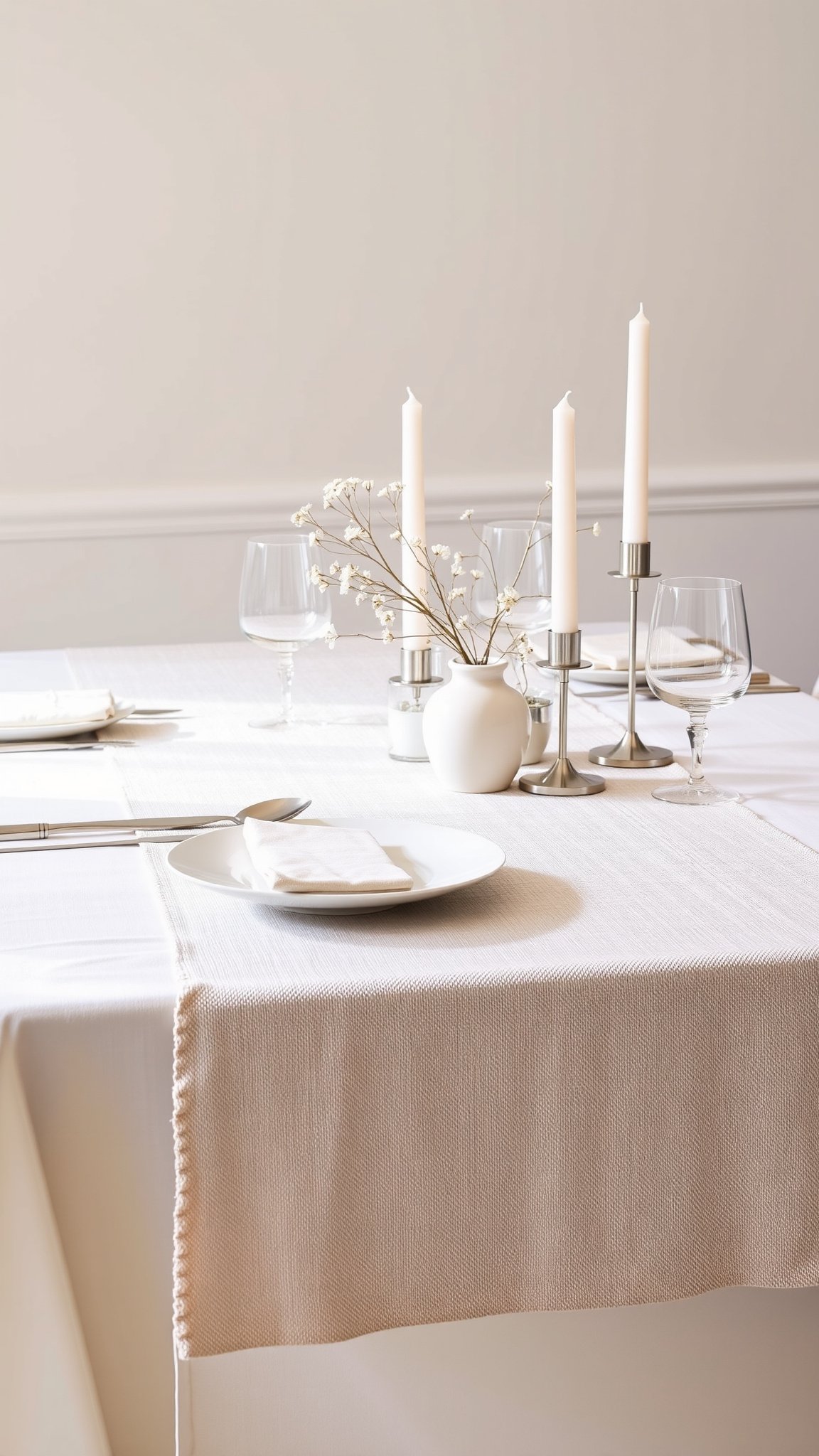 8. Fabric Runner with Accents