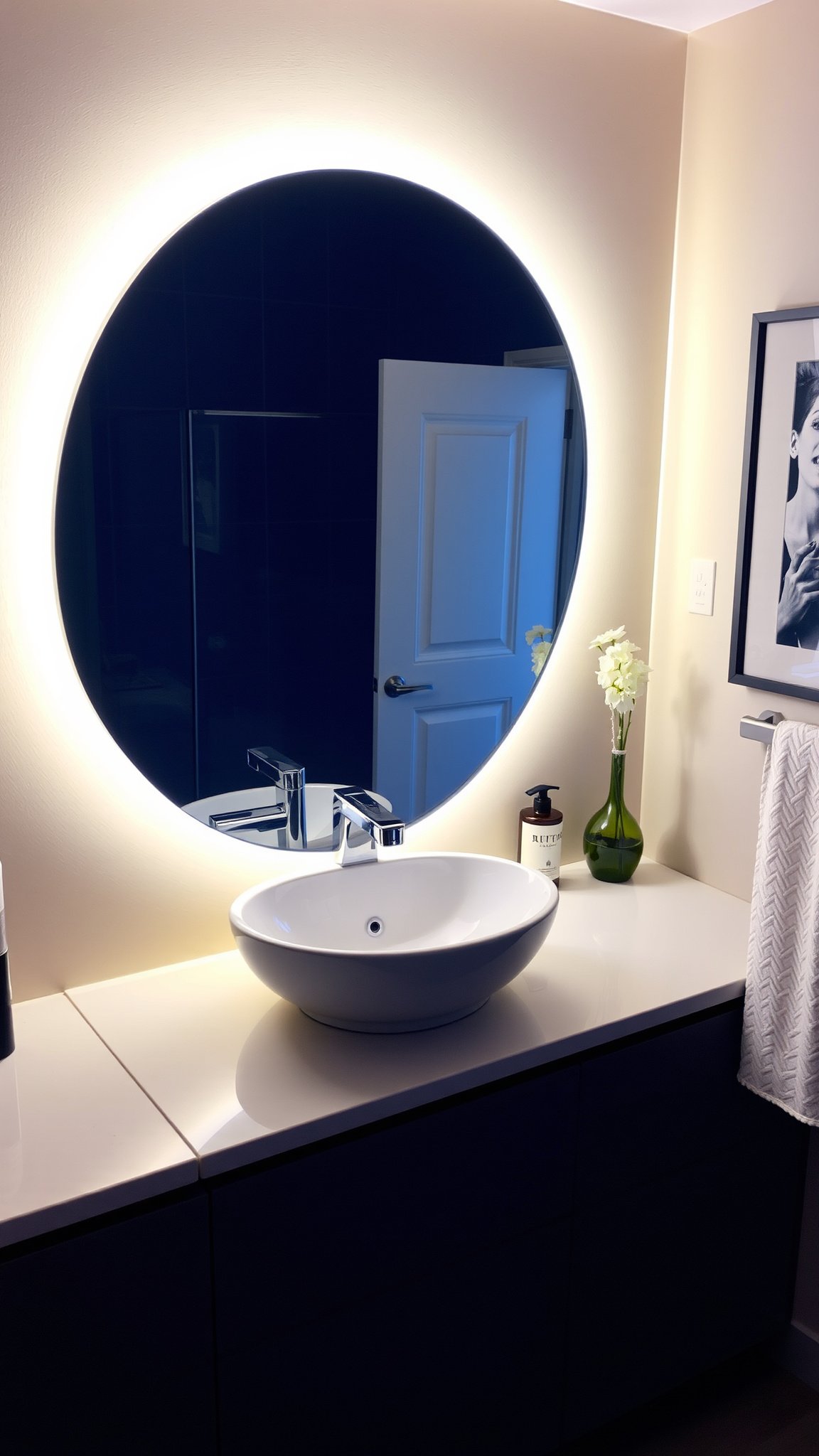 8. Illuminated Mirrors