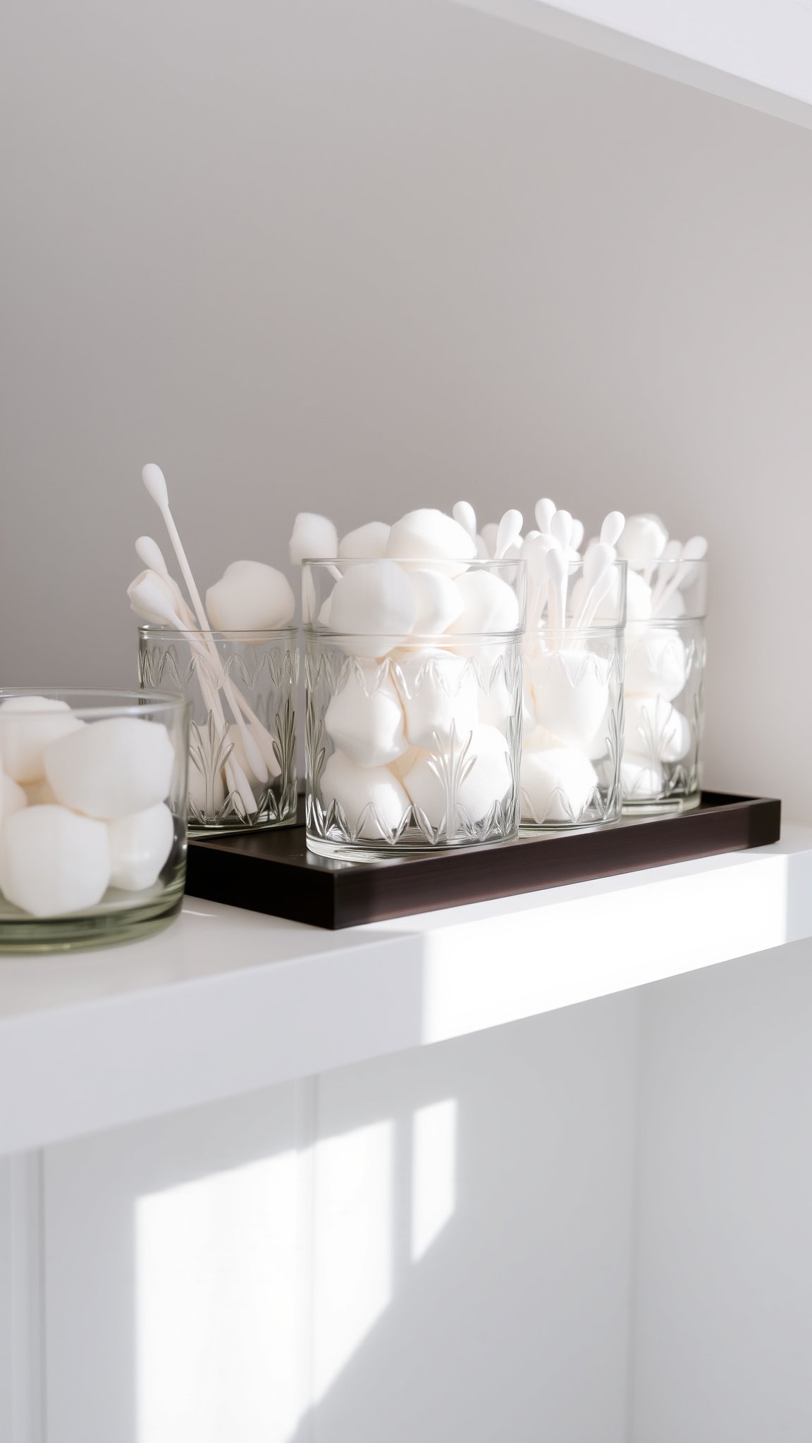 8. Keep Essentials in Clear Containers