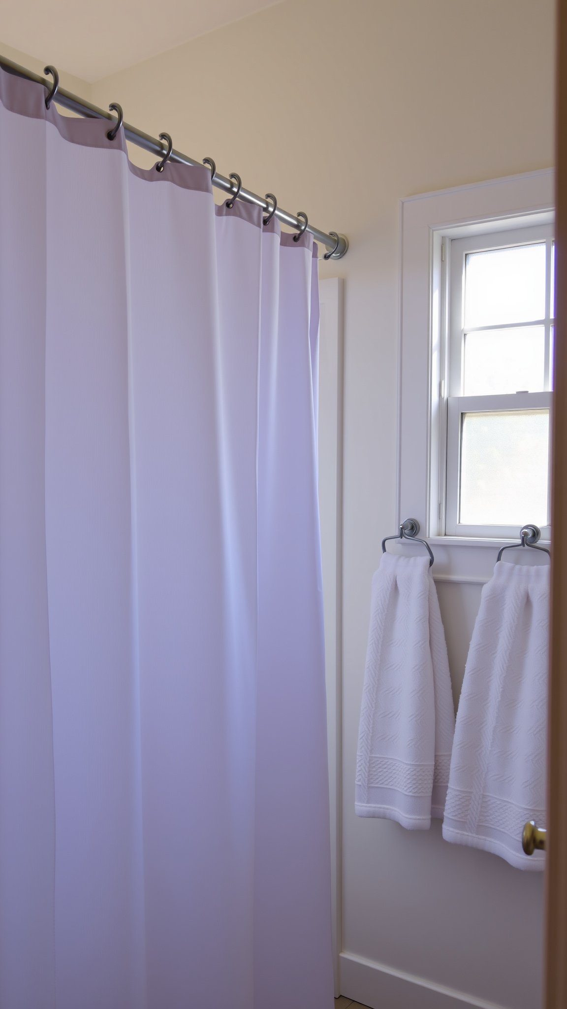 8. Simple Shower Curtains