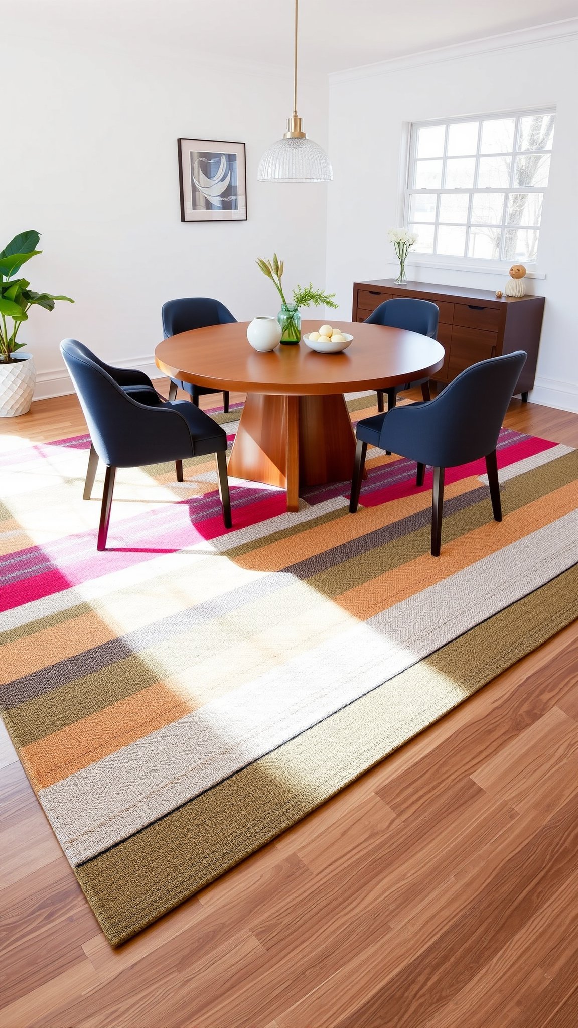 9. Bold Stripe Rugs