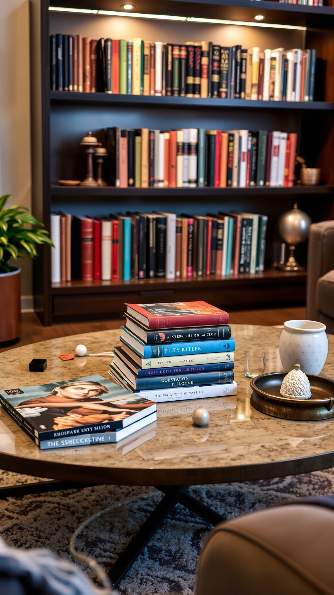 9. Display Books Creatively