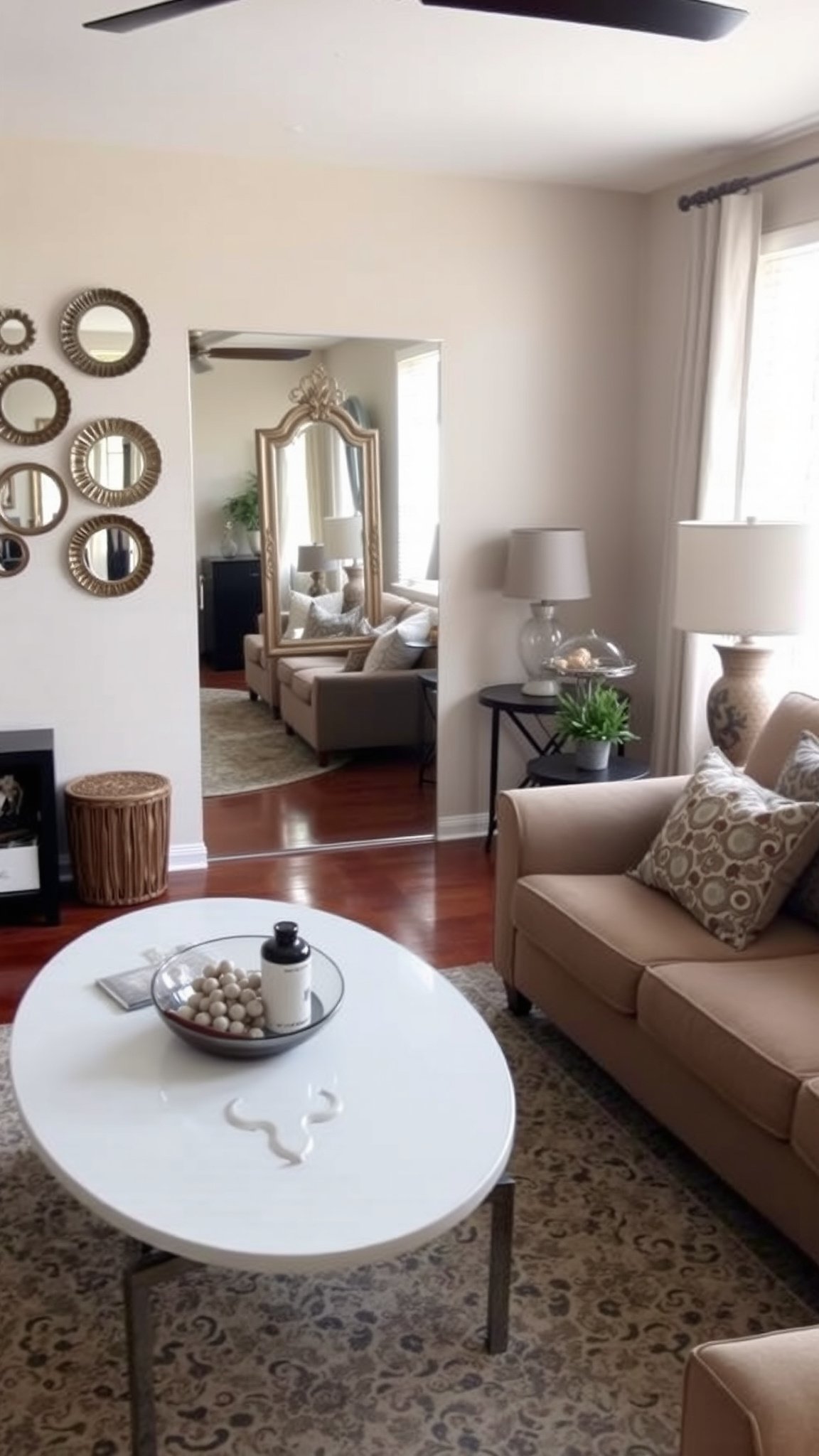 9. Mirrors for Spaciousness