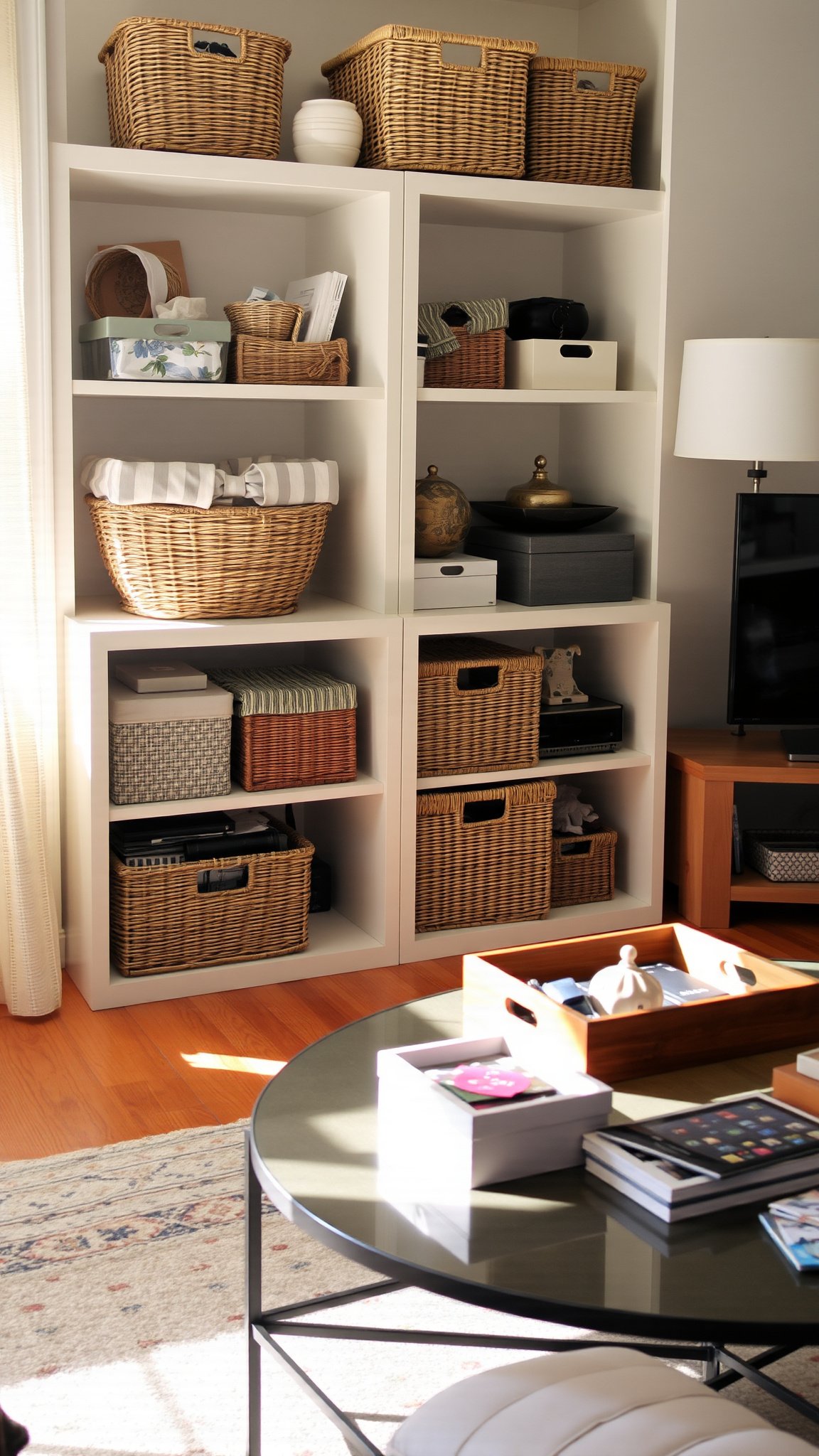 9. Stylish Storage Solutions
