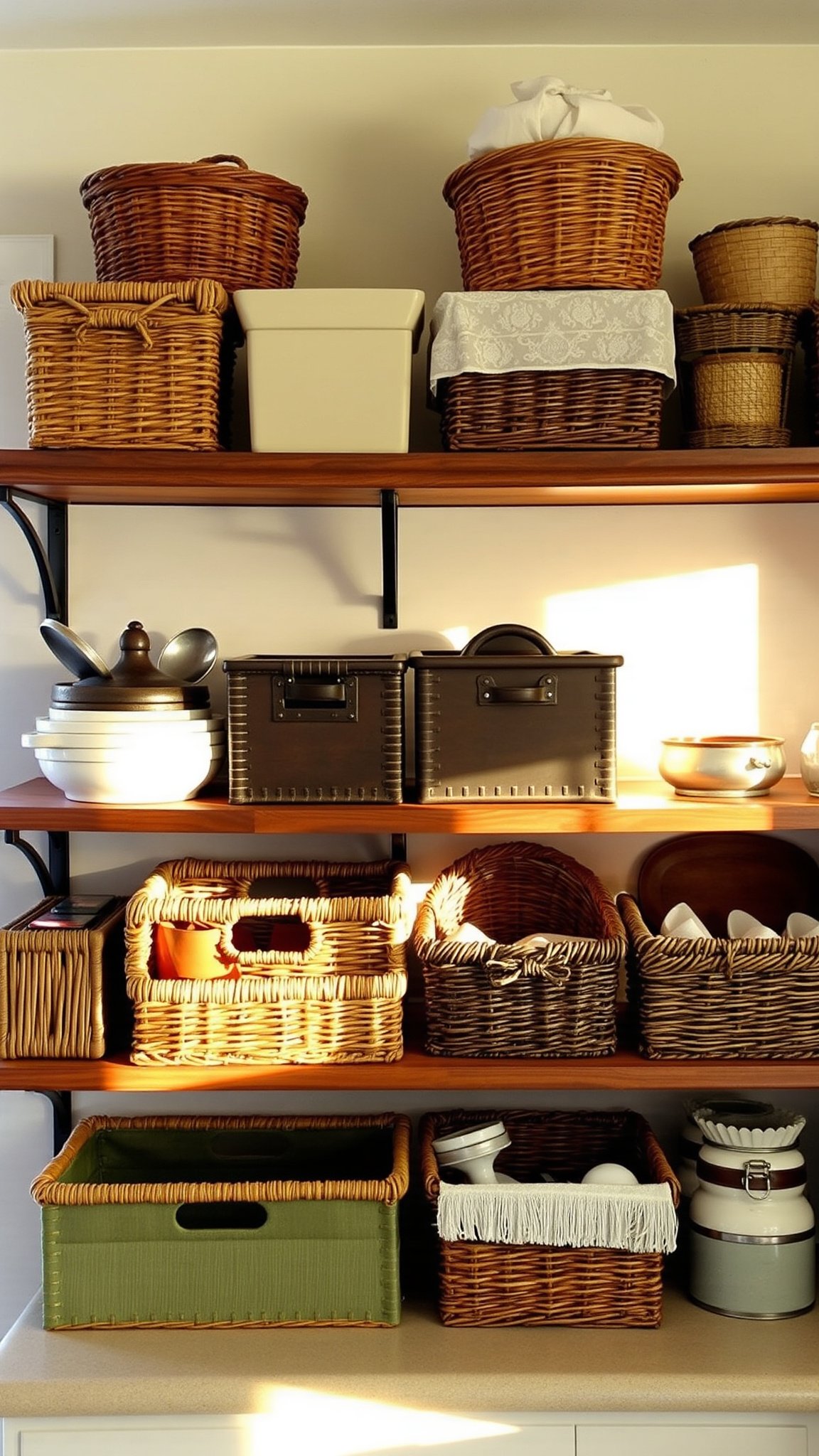 9. Stylish Storage Solutions