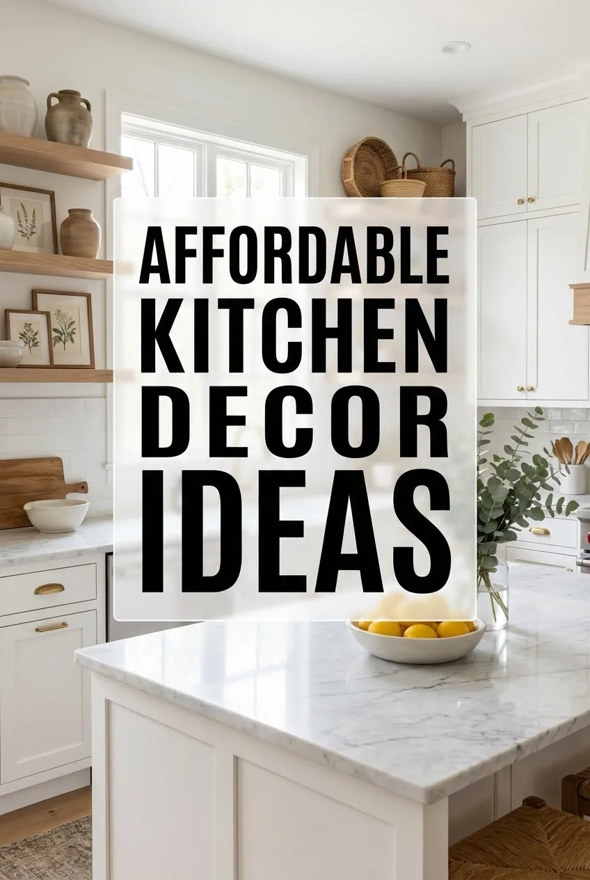 Affordable Kitchen Decor Ideas