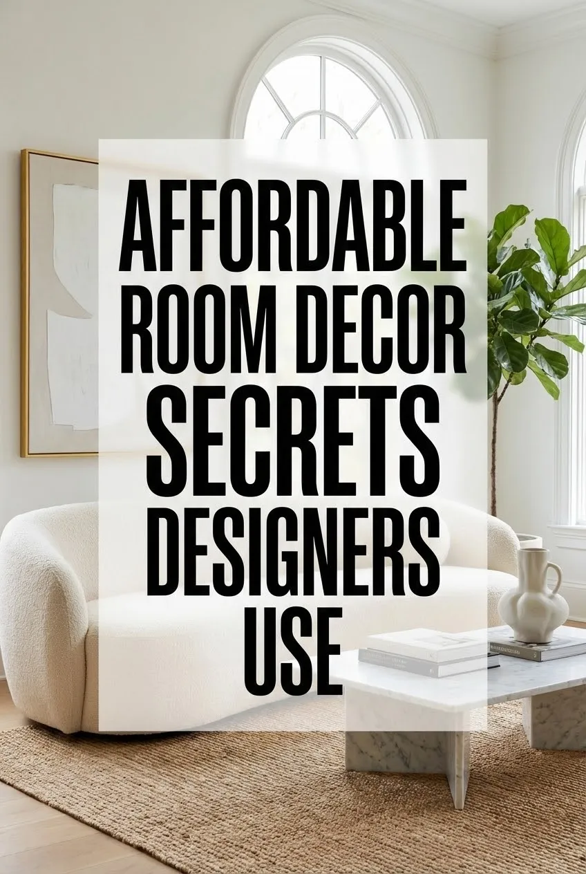 Affordable Room Decor Secrets Designers Use