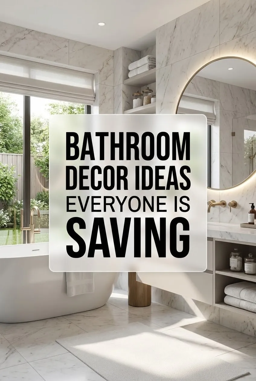 Bathroom Decor Ideas Everyone Is Saving