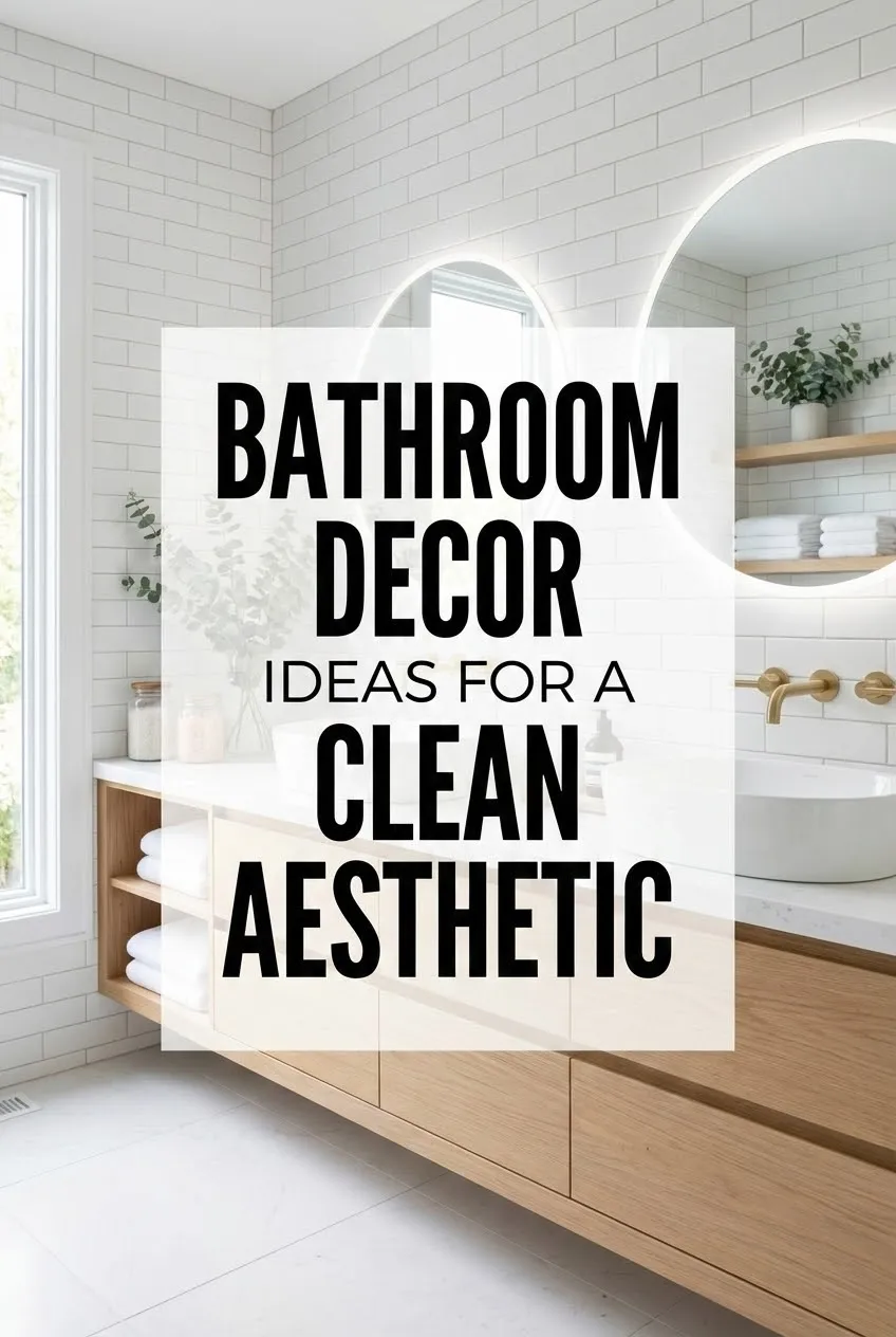 Bathroom Decor Ideas for a Clean Aesthetic