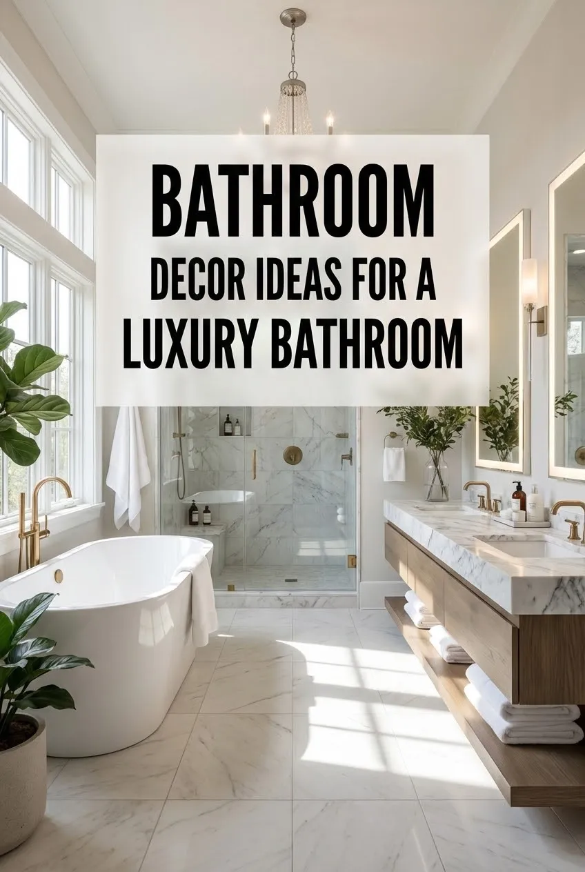 Bathroom Decor Ideas for a Luxury Bathroom