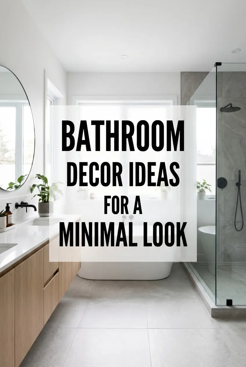 Bathroom Decor Ideas for a Minimal Look