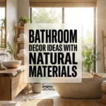 Bathroom Decor Ideas with Natural Materials