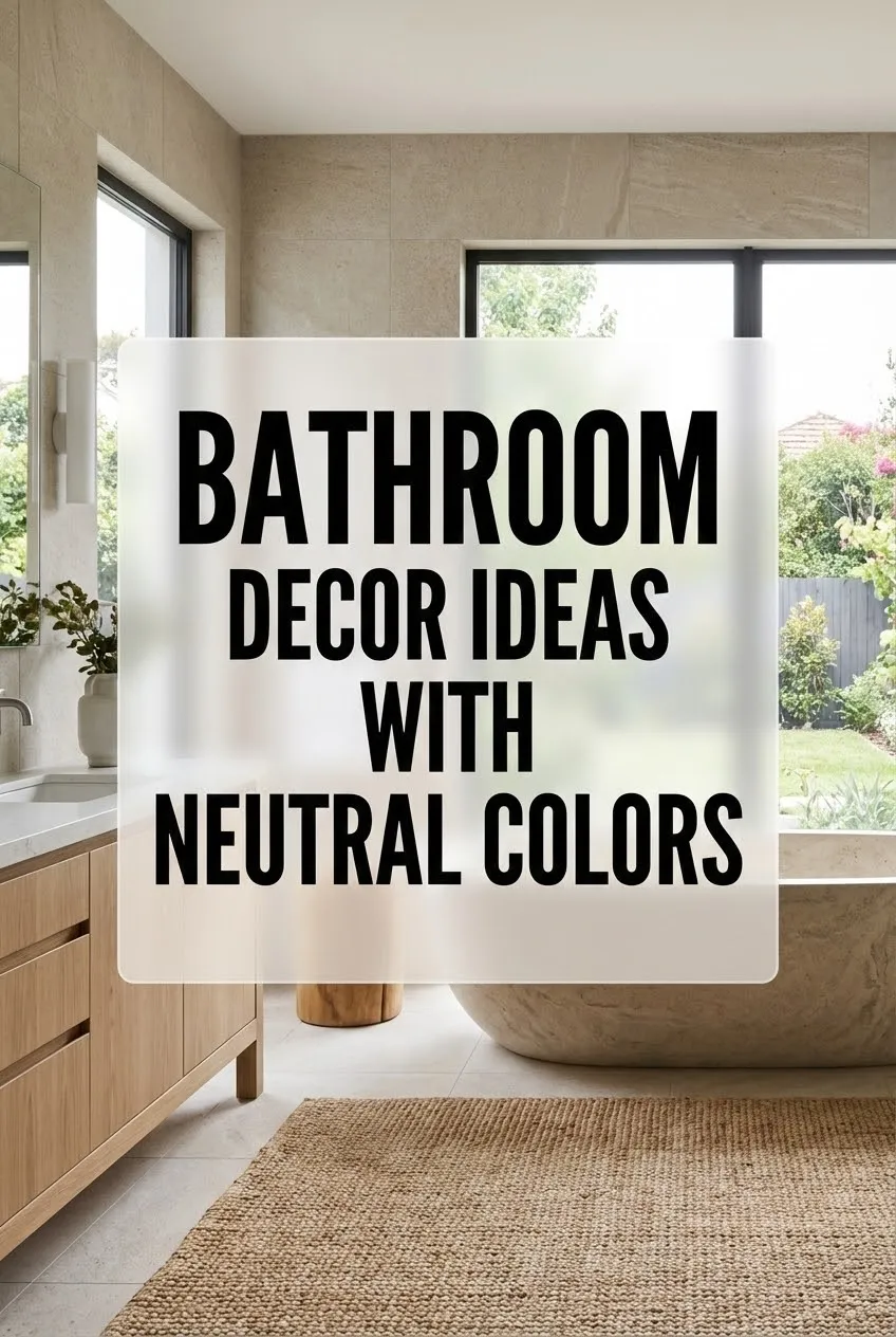 Bathroom Decor Ideas with Neutral Colors