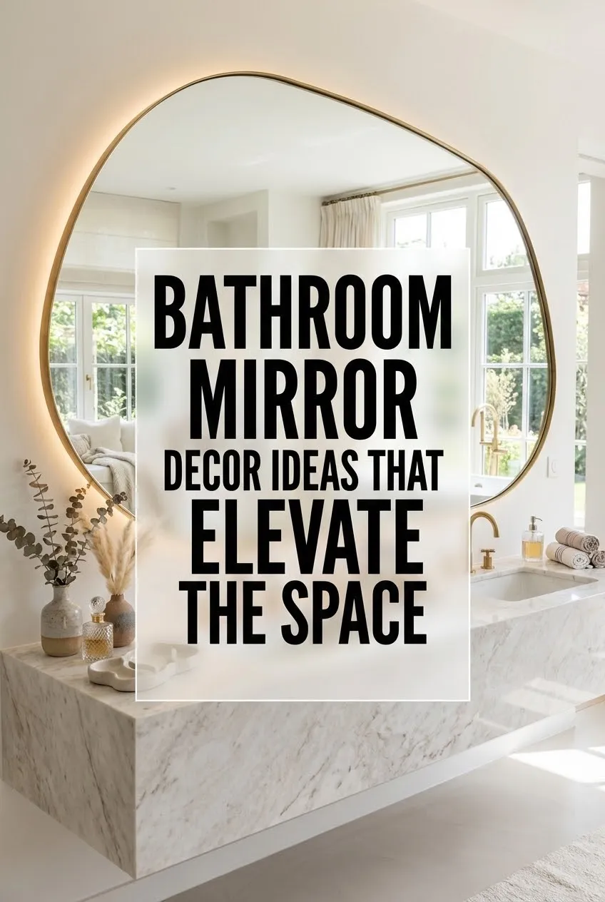 Bathroom Mirror Decor Ideas That Elevate the Space