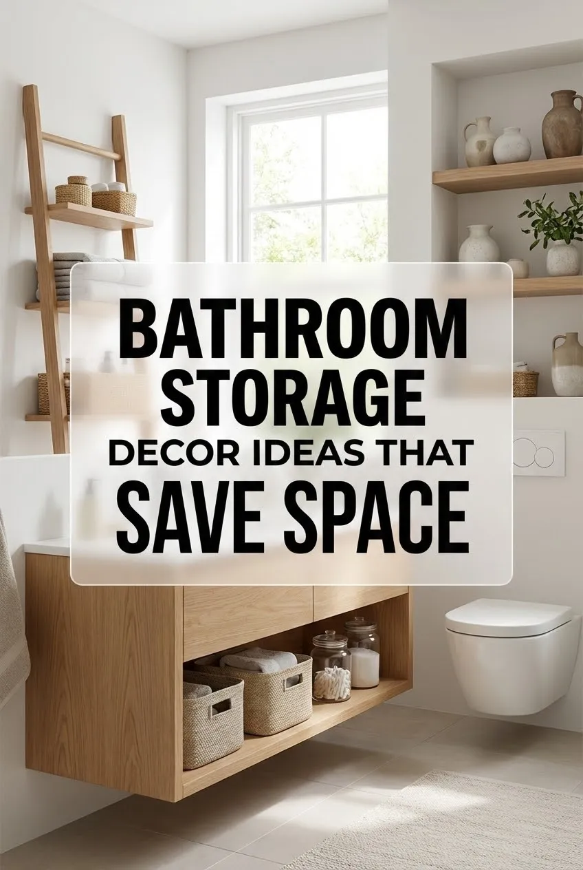 Bathroom Storage Decor Ideas That Save Space