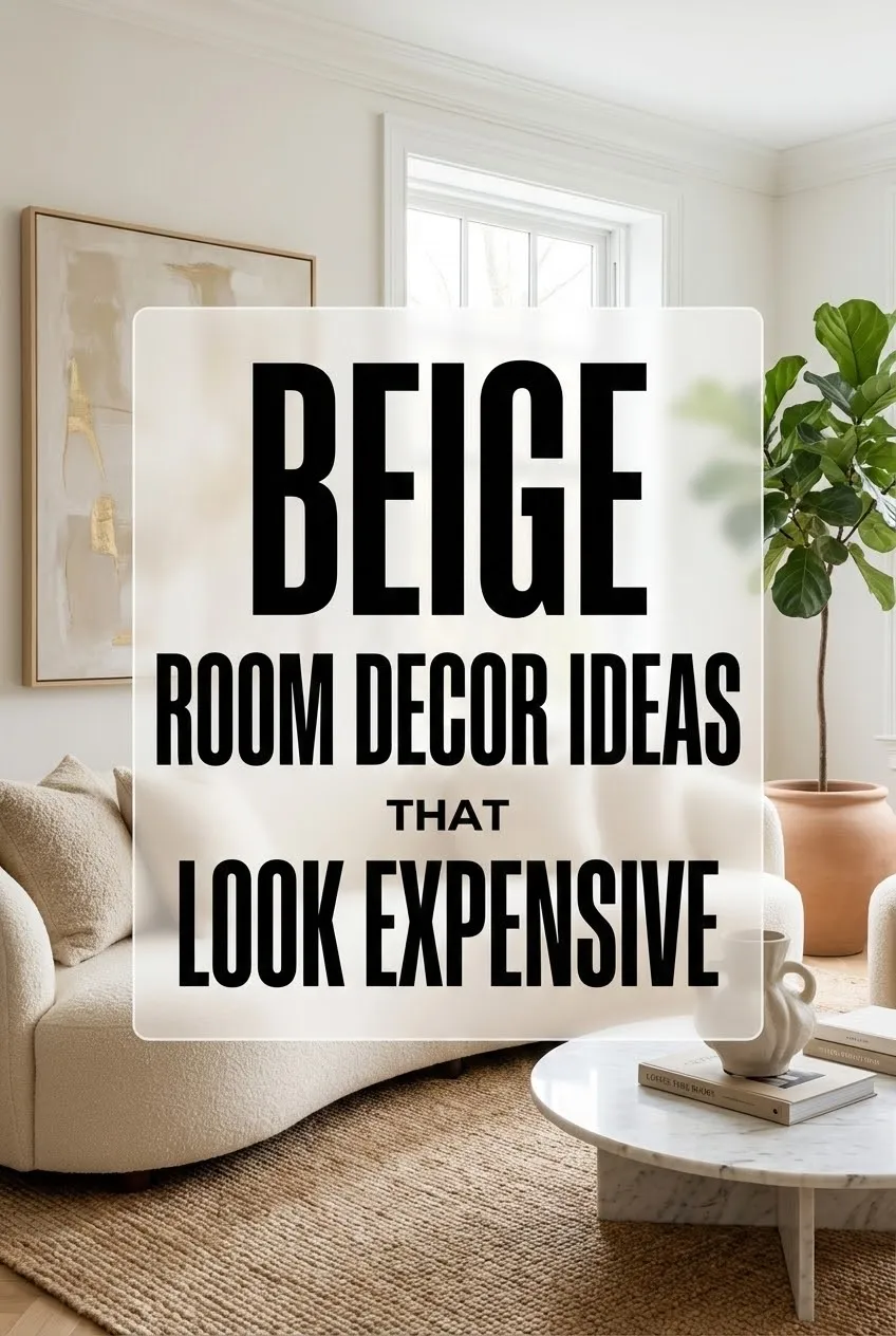 Beige Room Decor Ideas That Look