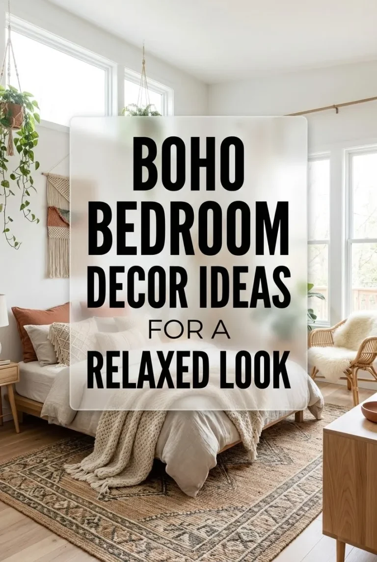 Boho Bedroom Decor Ideas for a Relaxed Look