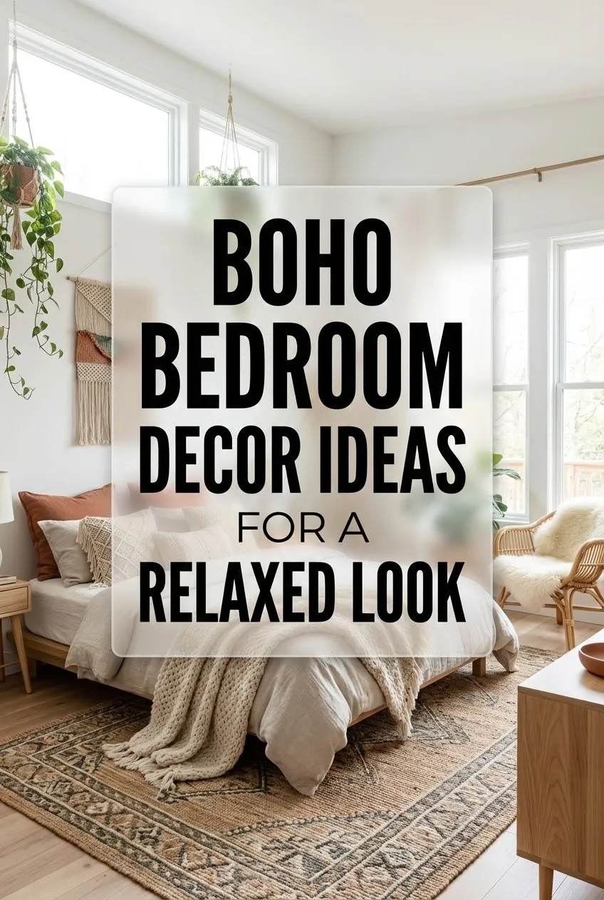 Boho Bedroom Decor Ideas for a Relaxed Look