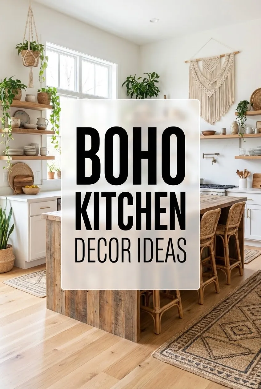 Boho Kitchen Decor Ideas